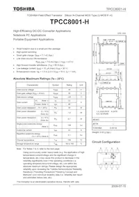 TPCC8001-H(TE12LQM Datasheet Cover