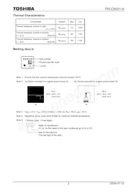 TPCC8001-H(TE12LQM Datasheet Pagina 2
