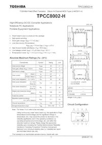 TPCC8002-H(TE12LQM Datasheet Cover