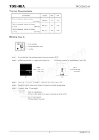 TPCC8003-H(TE12LQM Datasheet Pagina 2
