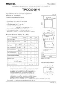 TPCC8005-H(TE12LQM Datasheet Cover