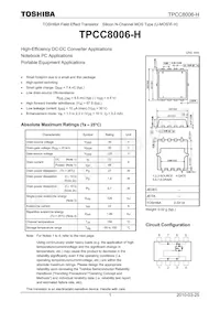 TPCC8006-H(TE12LQM Datasheet Cover