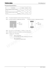 TPCP8003-H(TE85L Datasheet Pagina 2