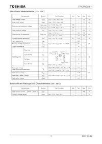 TPCP8003-H(TE85L Datasheet Pagina 3
