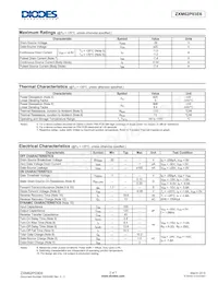 ZXM62P03E6TC Datenblatt Seite 2