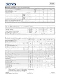 2N7002-7 Datasheet Pagina 2