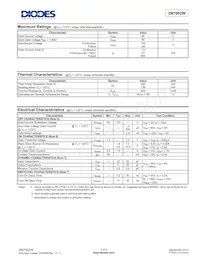 2N7002W-7 Datasheet Pagina 2