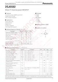 2SJ058200L Datasheet Cover