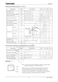 2SJ377(TE16R1 Datenblatt Seite 2