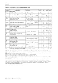 AO6414 Datasheet Page 2