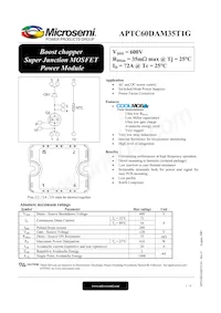 APTC60DAM35T1G Datasheet Copertura