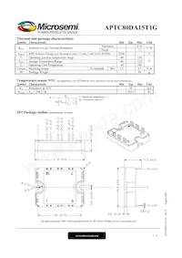 APTC80DA15T1G Datasheet Page 3
