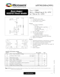 APTM120DA29TG Datasheet Cover