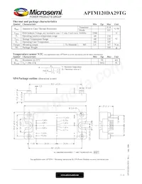 APTM120DA29TG Datasheet Page 3