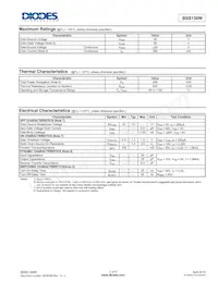 BSS138W-7 Datasheet Pagina 2