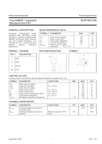 BUK7505-30A Datasheet Cover