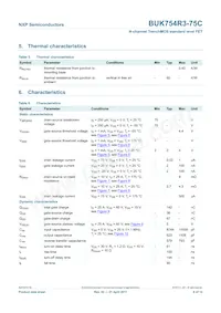 BUK754R3-75C Datasheet Page 6