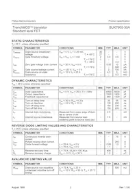 BUK7605-30A Datasheet Page 2