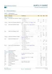 BUK7L11-34ARC Datasheet Page 5
