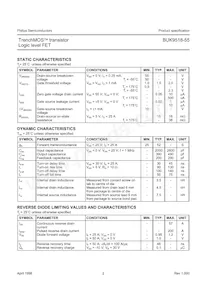 BUK9518-55 Datasheet Page 2