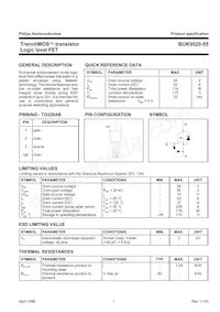 BUK9520-55 Datasheet Cover