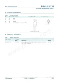 BUK9523-75A Datasheet Page 2
