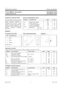 BUK9528-100A Datasheet Copertura