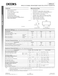 DMN5L06-7 Datasheet Copertura