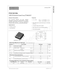 FDC3616N Datasheet Cover