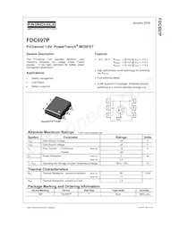 FDC697P Datasheet Cover