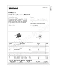 FDD2612數據表 封面