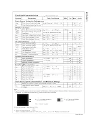 FDD2612 Datasheet Page 2