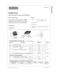 FDD6670AL Datasheet Cover