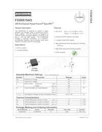 FDD6676AS Datasheet Cover