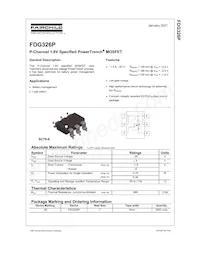 FDG326P Datasheet Cover