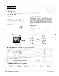 FDMB668P Datasheet Cover
