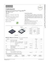FDMS8660AS Datasheet Cover