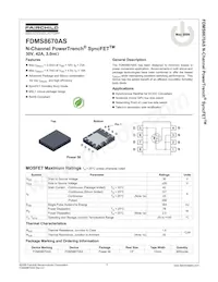 FDMS8670AS Datasheet Cover