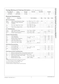 FDPF52N20T Datasheet Page 2