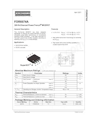 FDR6674A Datasheet Cover