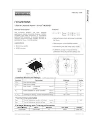FDS2070N3 Datasheet Cover
