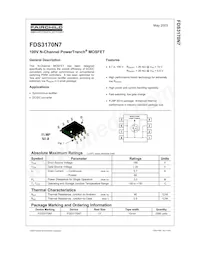 FDS3170N7 Datasheet Cover