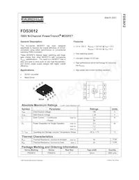 FDS3612 Datasheet Cover