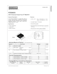 FDS4435 Datasheet Cover