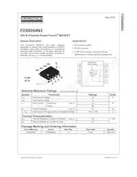 FDS6064N3 Datasheet Cover