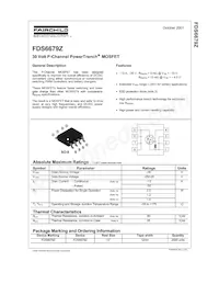 FDS6679Z Datasheet Cover