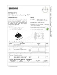 FDS6689S Datasheet Cover