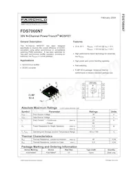 FDS7066N7 Datasheet Cover