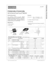 FDU6030BL Datasheet Cover
