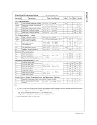 FDW252P Datasheet Page 2